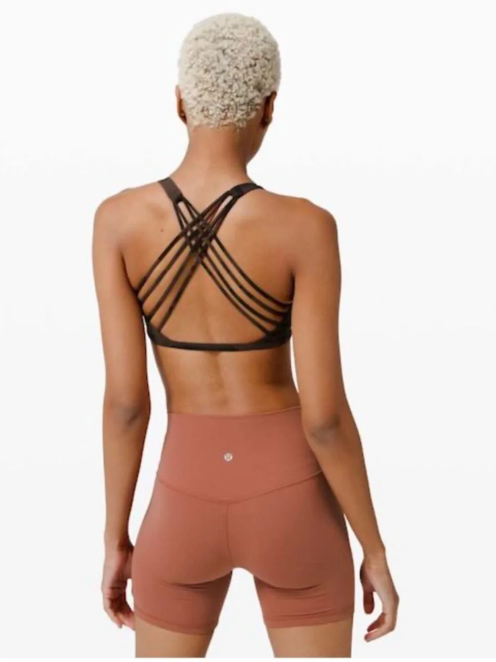 Lululemon Free To Be Wild Bra in Brown Camo  Size 6